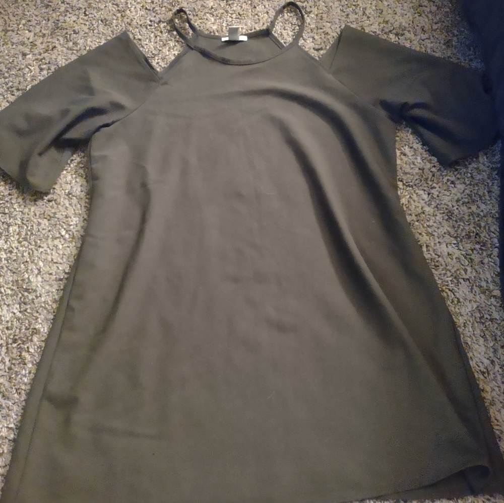 Bar III army green dress